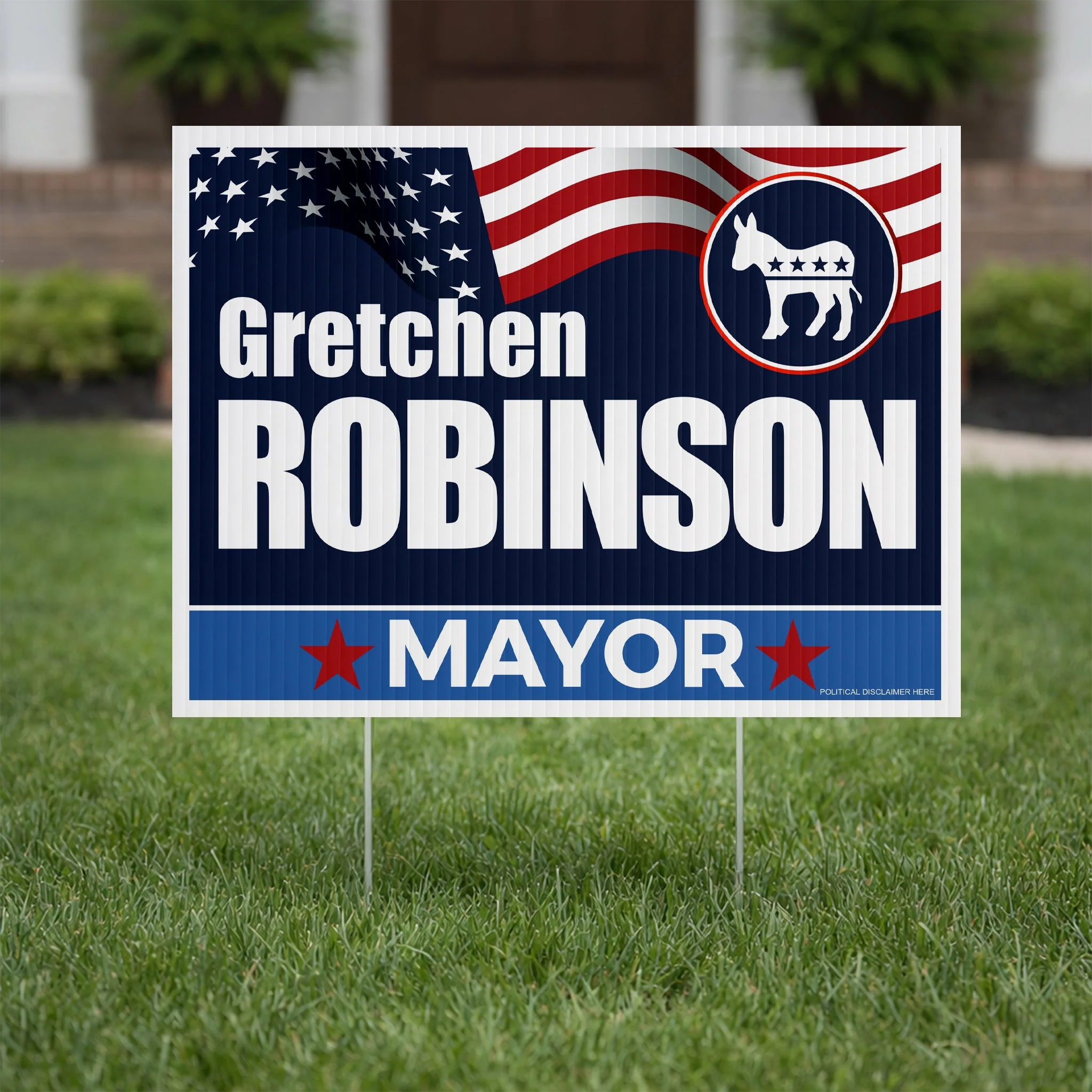 Custom Democrat 18"x24" Political Yard Signs - Image 5