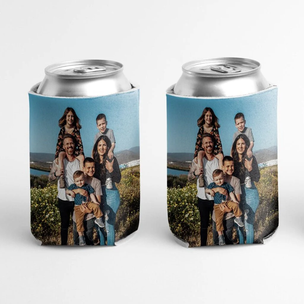 Family Photo Custom Can Coolers - Image 2