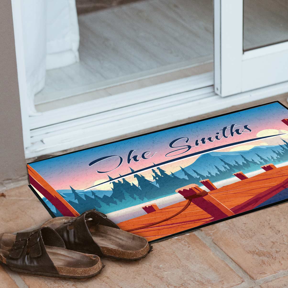 Custom Lake View Doormat - Image 2