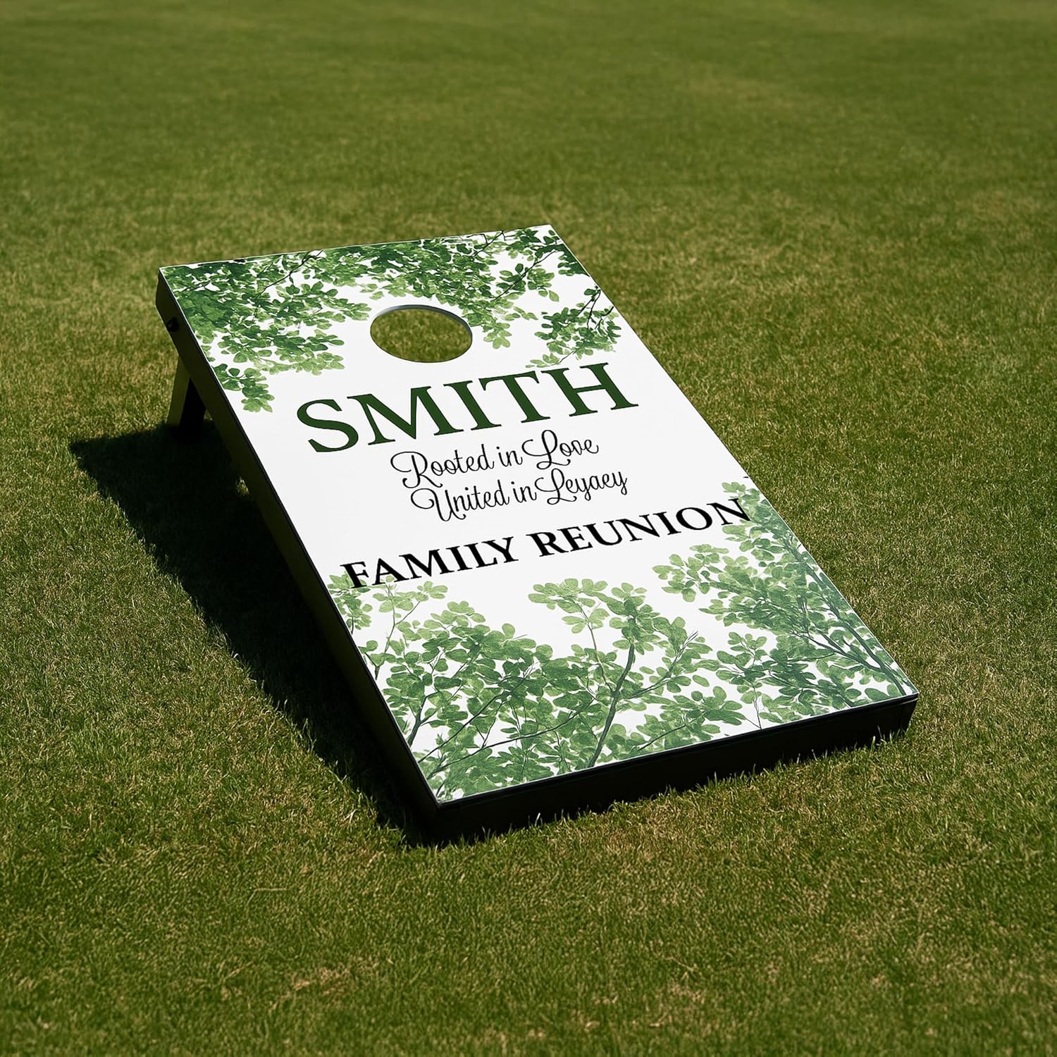 Custom Family Reunion Cornhole Set with Personalized Name, 35x24 - Image 3