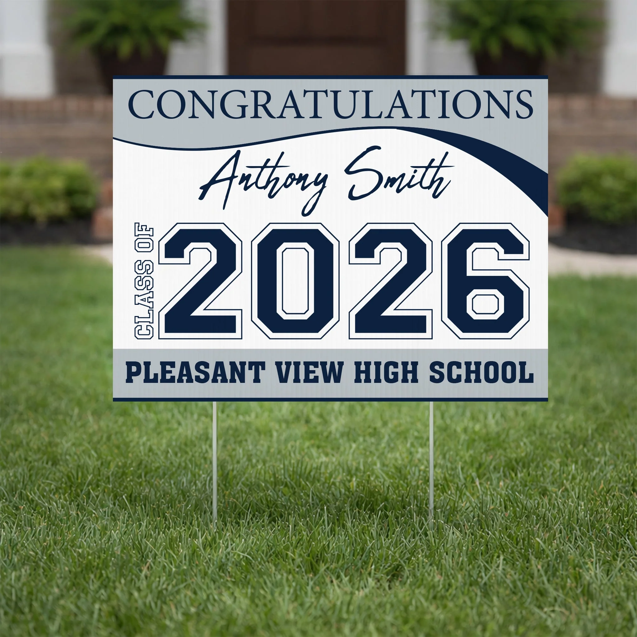 Custom Graduation Yard Signs 18"x24" Senior Yard Signs - Image 4