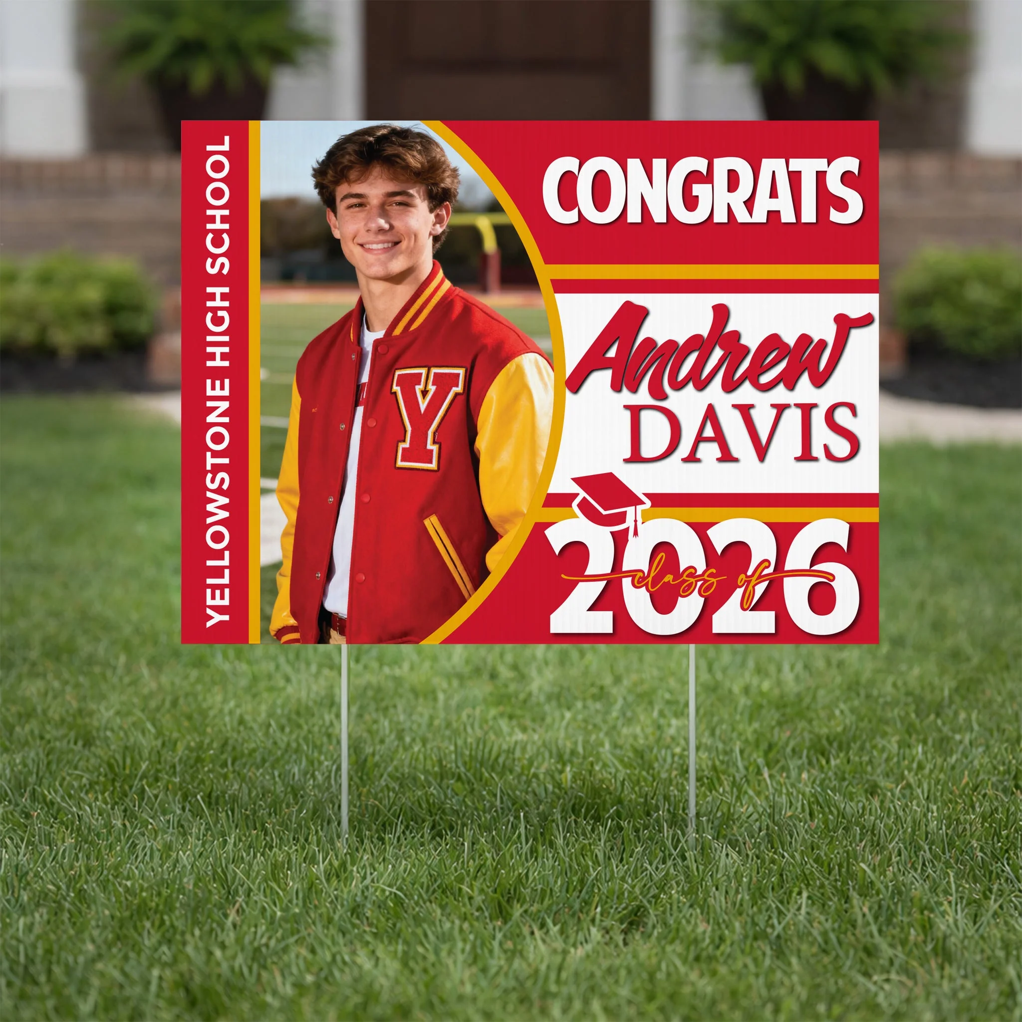 Custom Graduation Yard Signs 18"x24" Senior Yard Signs - Image 5
