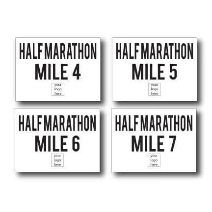 Custom Half Marathon Simple Yard Sign Package - Image 4