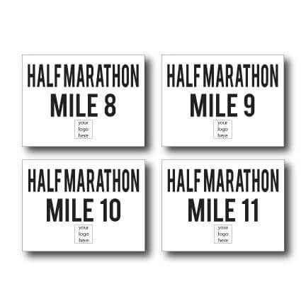 Custom Half Marathon Simple Yard Sign Package - Image 5