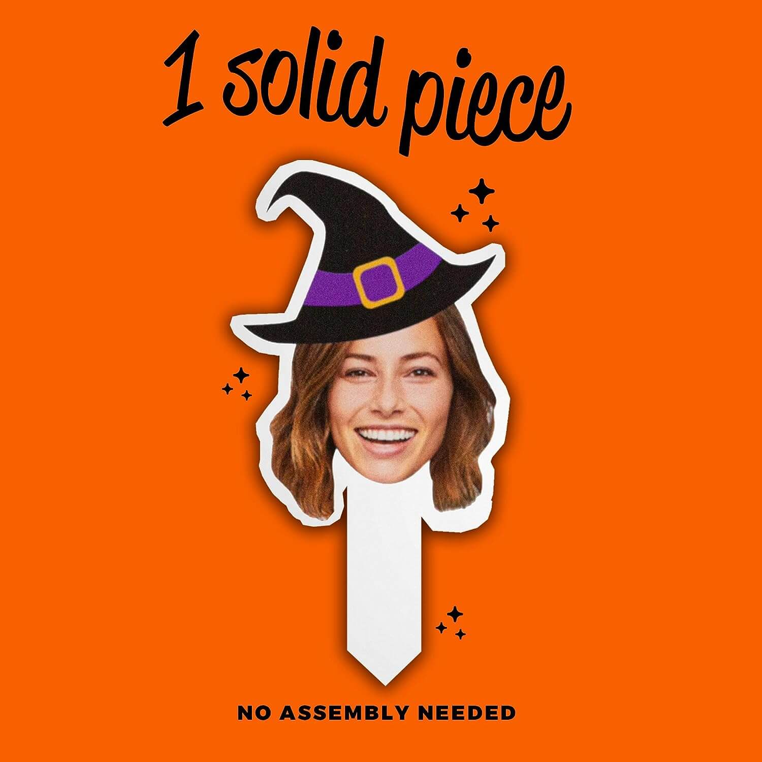 Custom Halloween Cupcake Toppers (Witch Hat) - Image 3