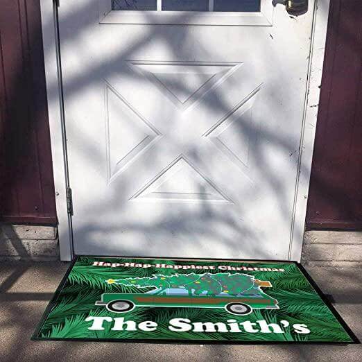 Custom Happiest Christmas Doormat - Image 3