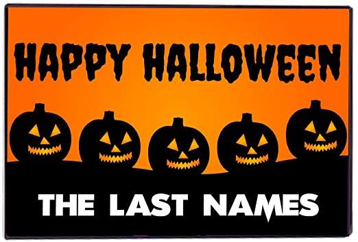 Custom Happy Halloween Doormat - Image 2