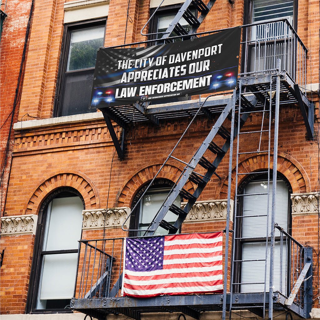 Custom Law Enforcement Appreciation Day Banner | 3x6 Foot