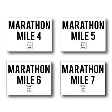 Custom Marathon Simple Yard Sign Package - Image 3