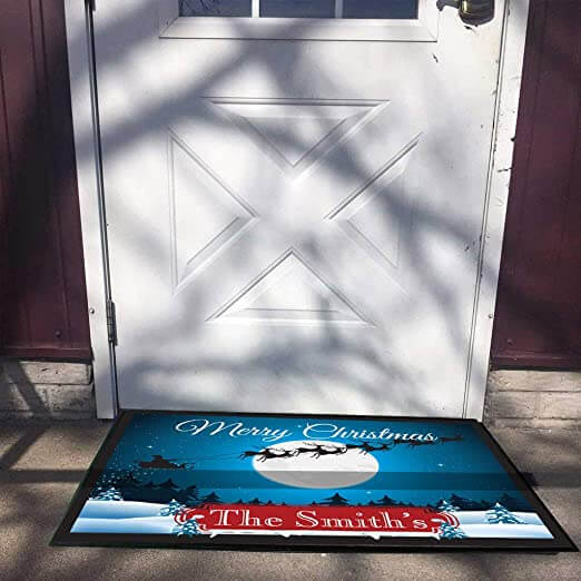 Custom Merry Christmas Doormat - Image 3