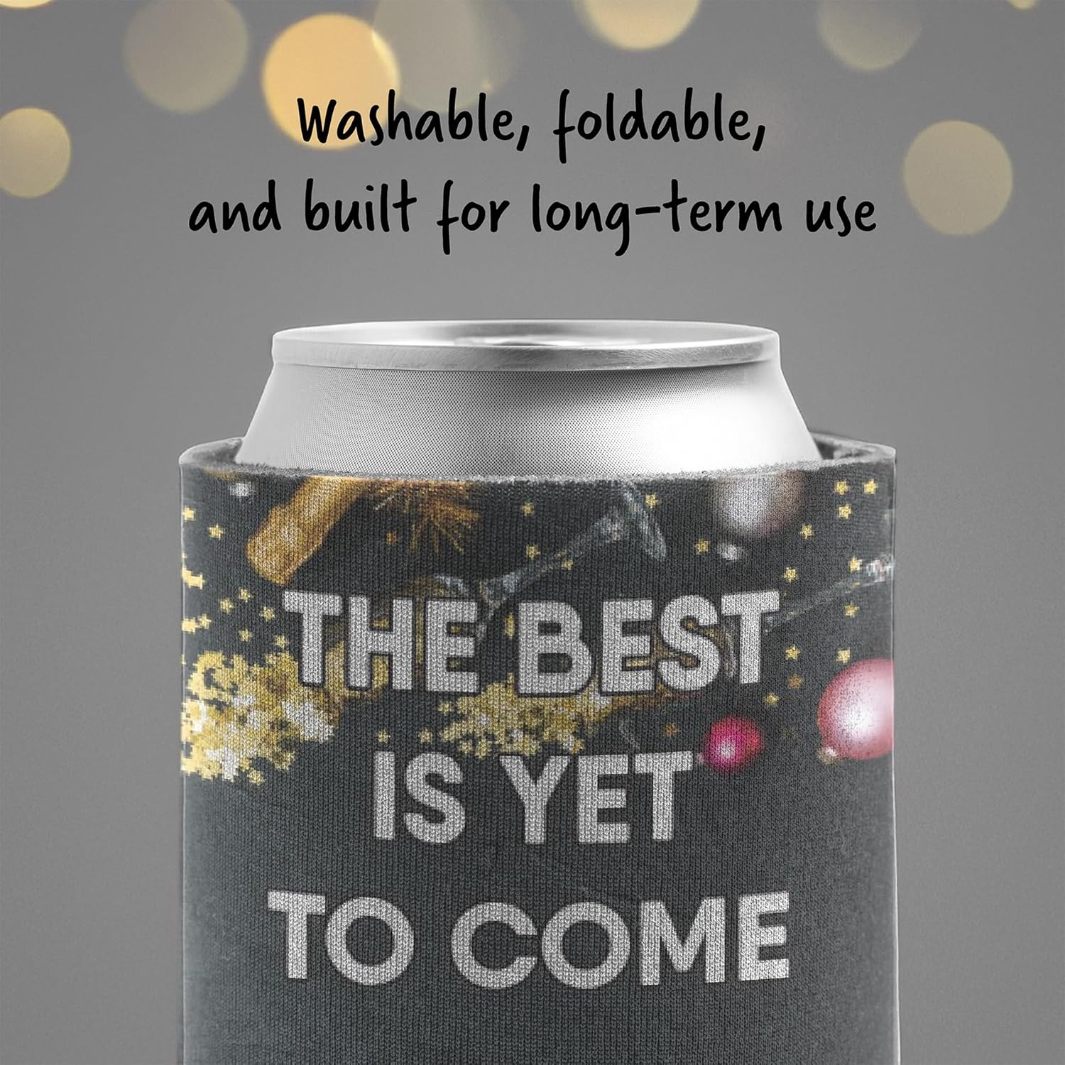 Custom New Years Can Cooler - The Best Is Yet To Come - Image 4