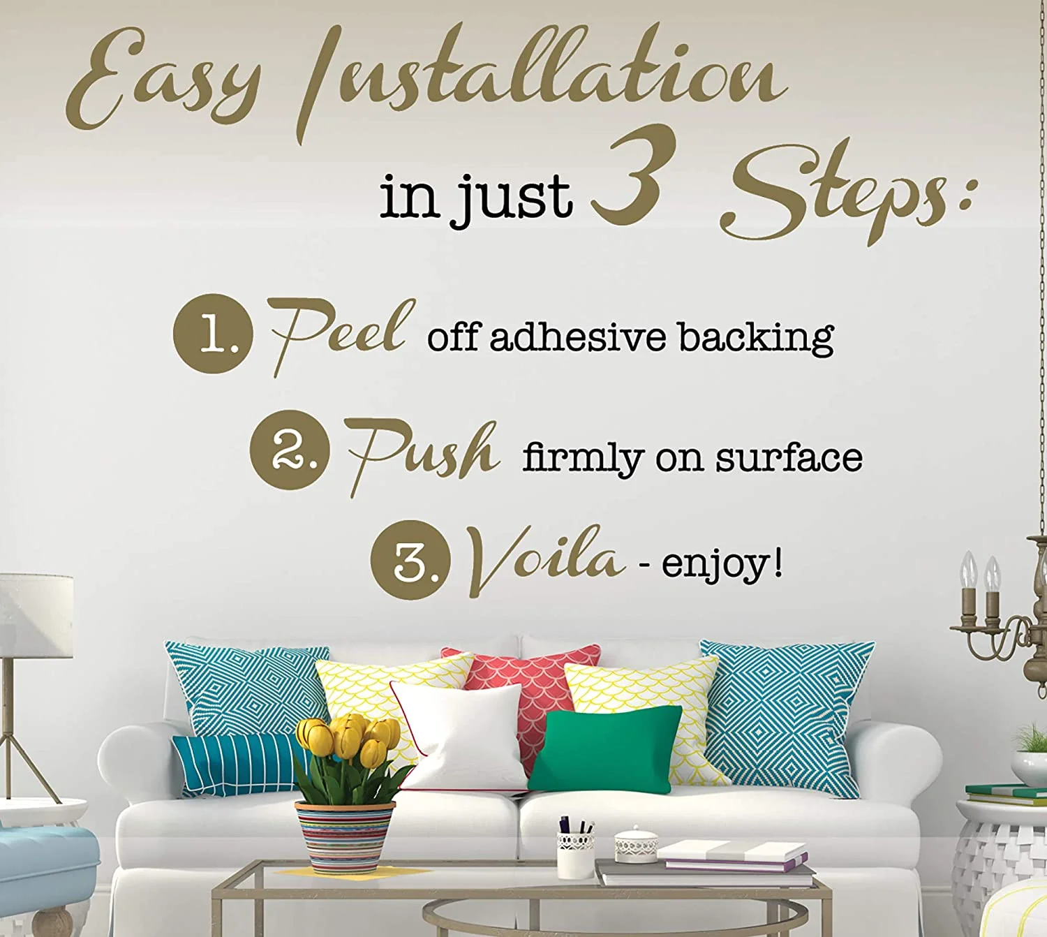 Custom Photo Wall Art with Handpainted Happy Halloween Wall Words (19516) - Image 7