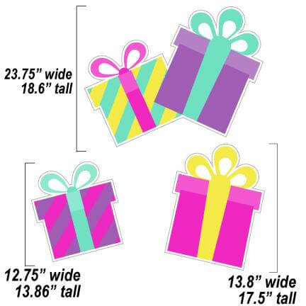 Custom Pink Happy Birthday Deluxe Yard Card Letters Package - Image 6