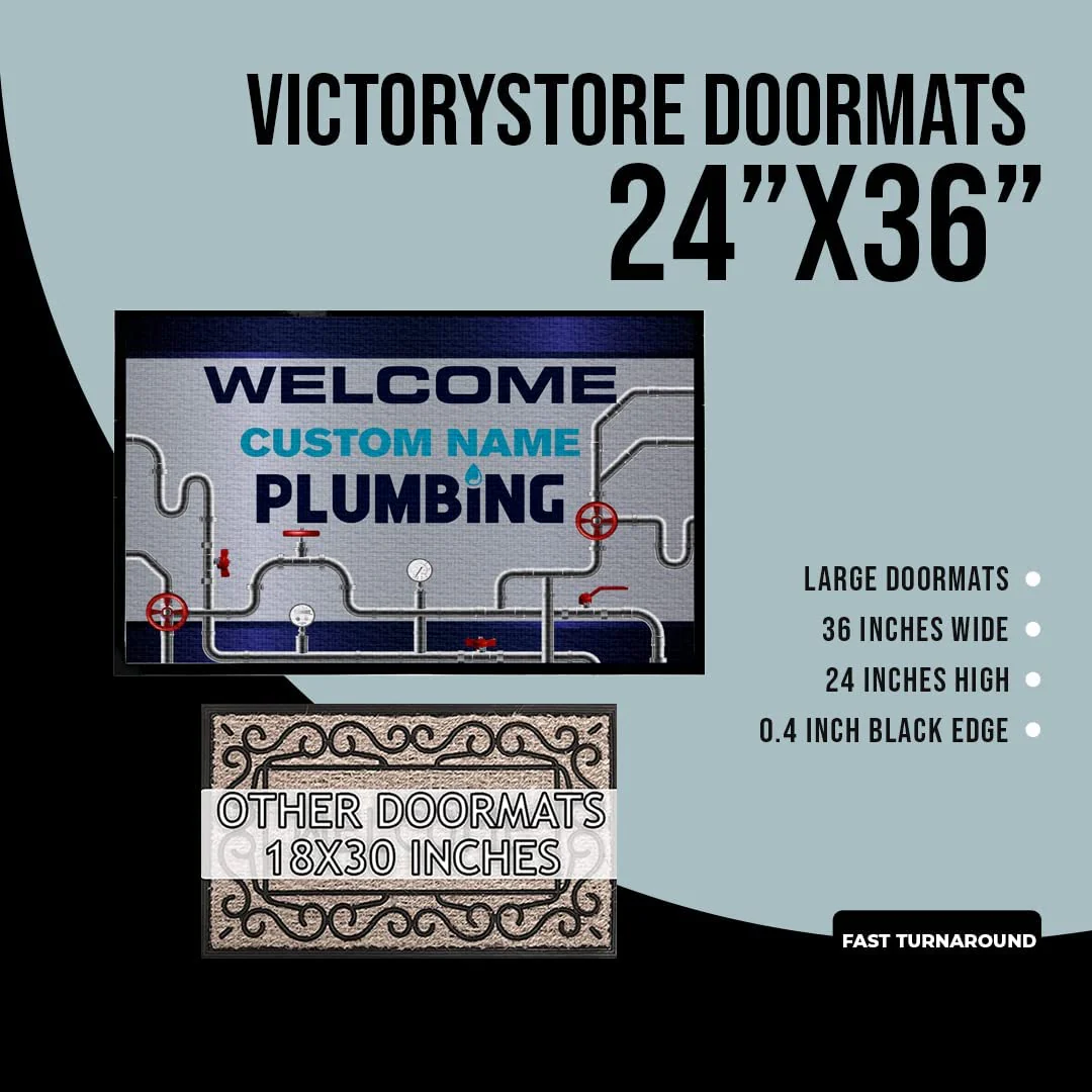 Custom Plumbers Doormat - Image 3