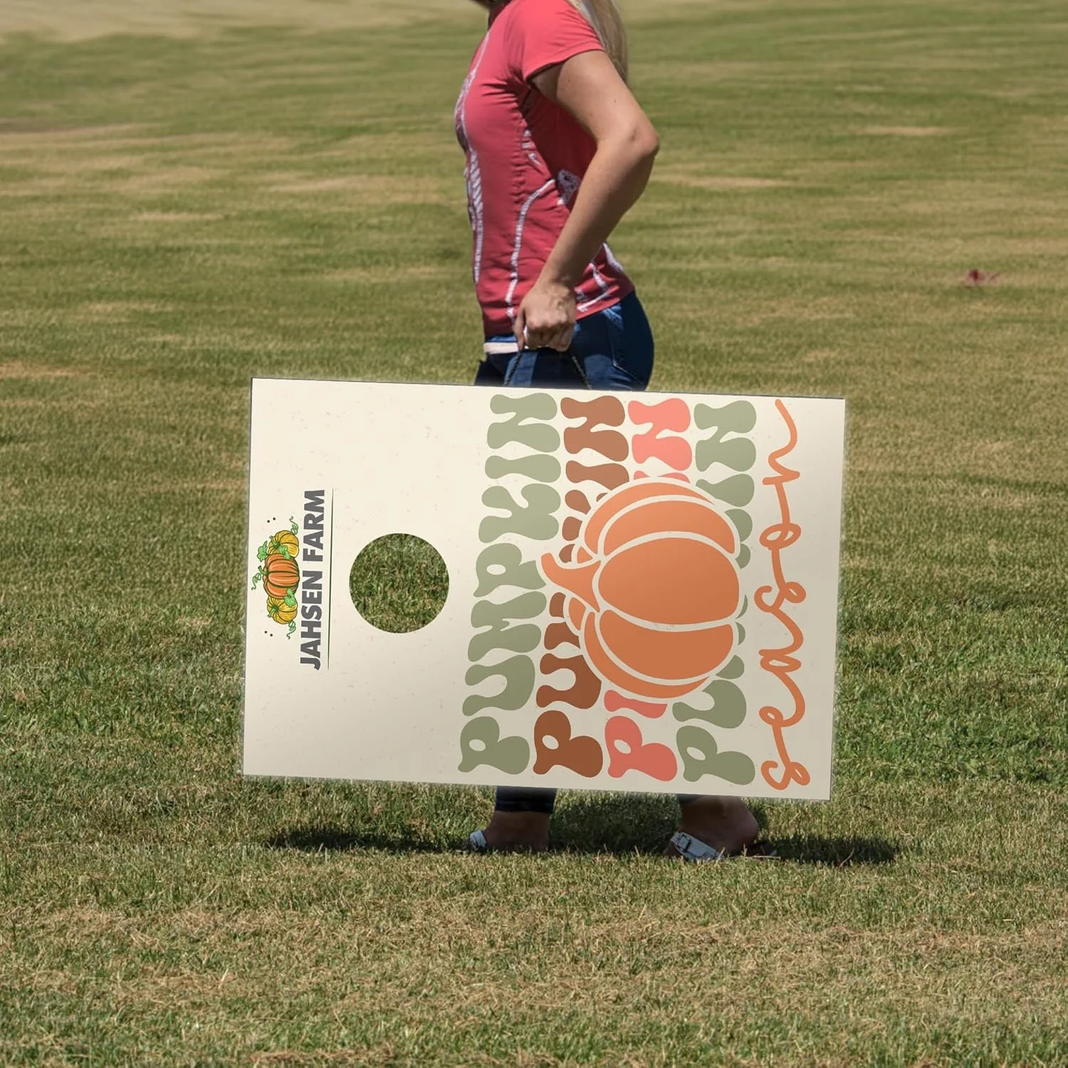 Custom Pumpkin Patch Cornhole Boards for Farms - Image 2