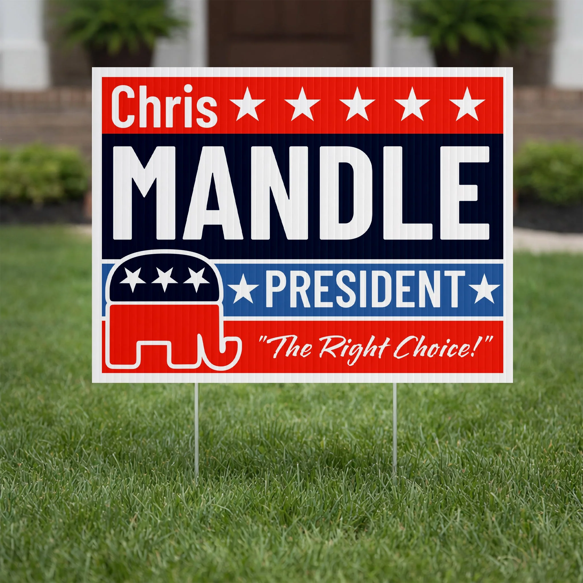 Custom Republican 18"x24" Political Yard Signs - Image 3