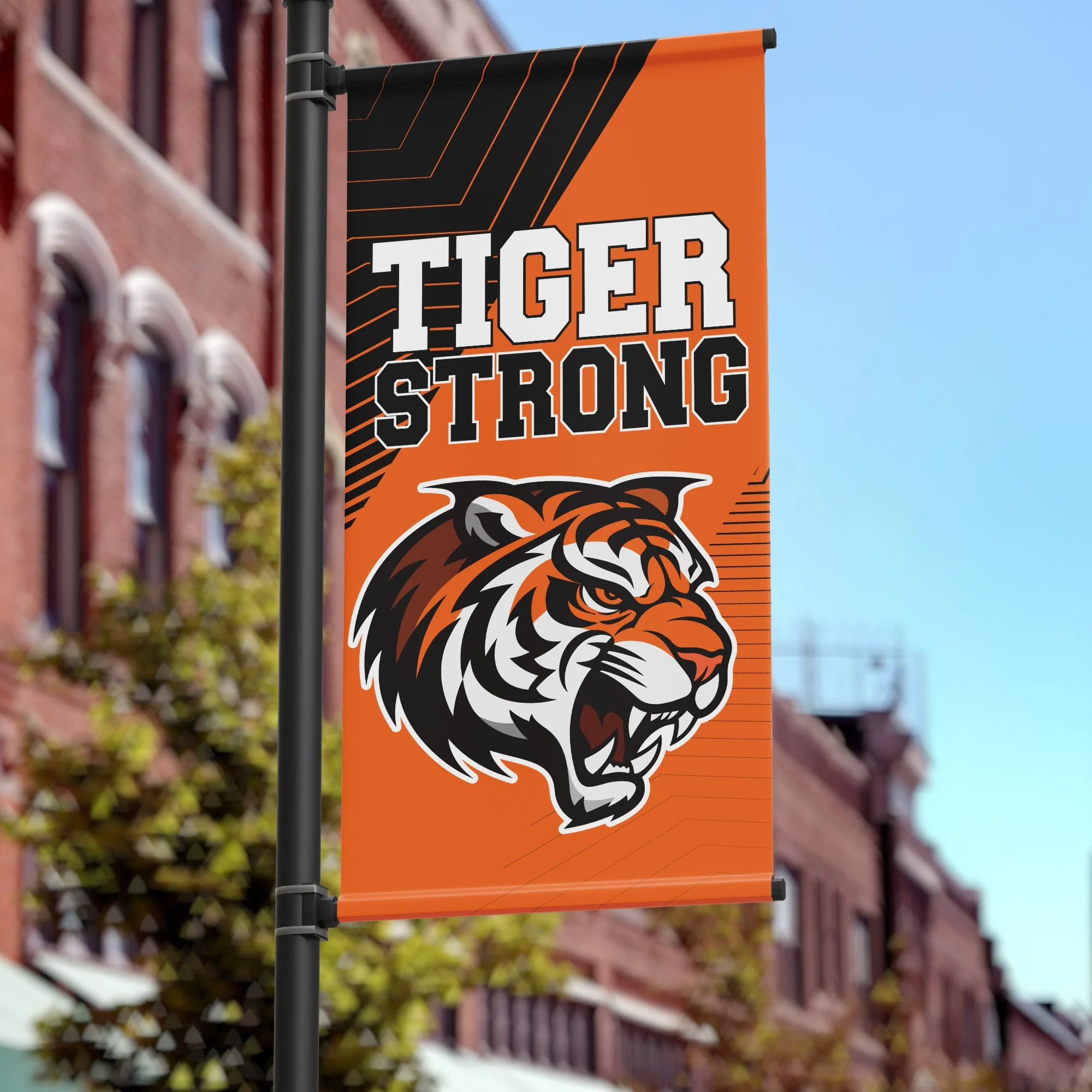 24"x48" Custom School Pole Banner - Image 2