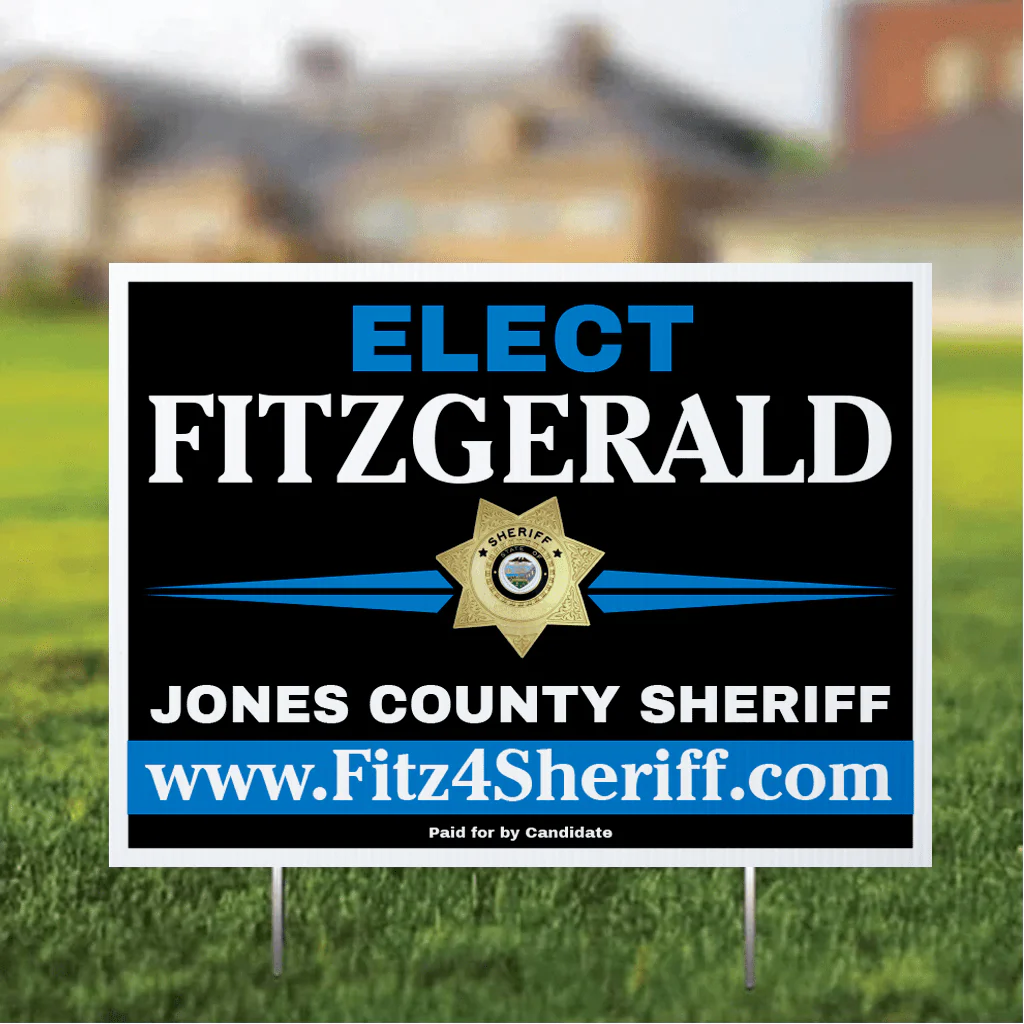 Custom Sheriff 18"x24" Yard Signs - Image 10