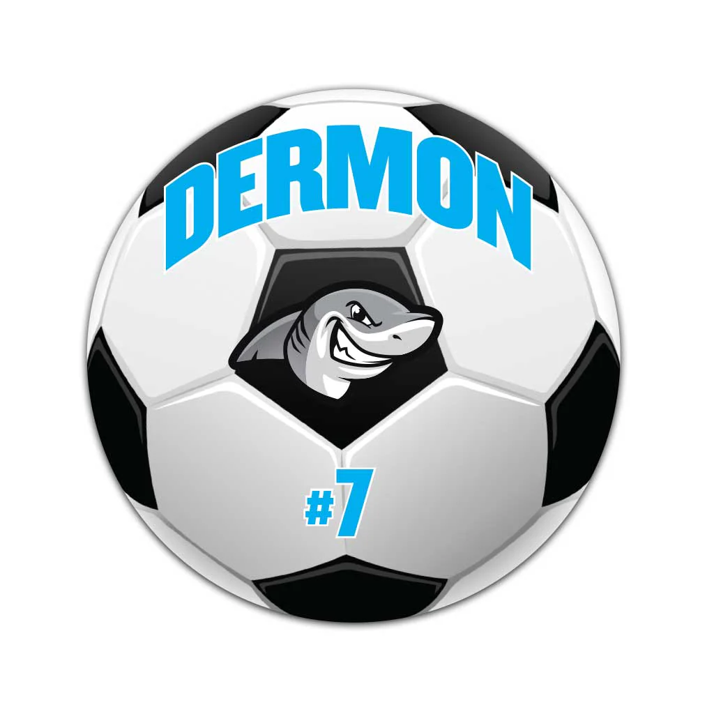 Custom Soccer Locker Magnet or Car Magnet - Image 2