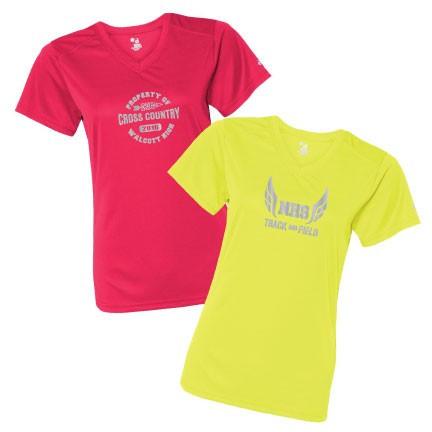 Custom Sport SafetyRunner Reflective V-Neck Performance Shirt - Image 6