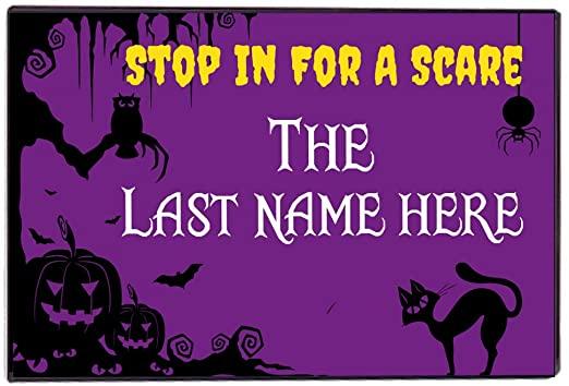 Custom Stop in for a Scare Doormat - Image 2