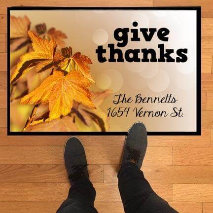 Custom Thanksgiving Doormat