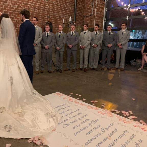 Custom Wedding Aisle Runner - Image 5