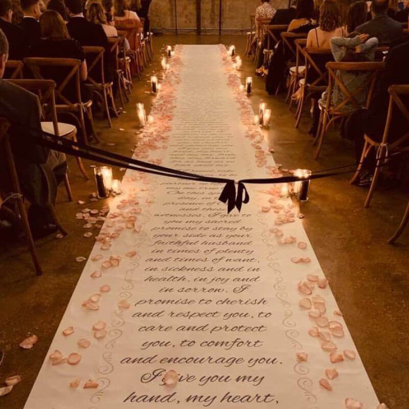 Custom Wedding Aisle Runner - Image 8