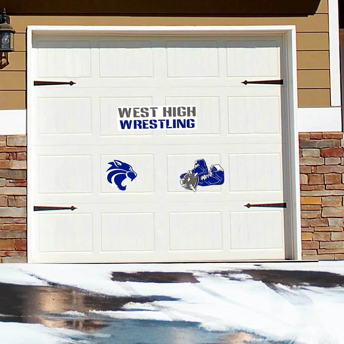 Custom Wrestling Team Garage Door Magnets