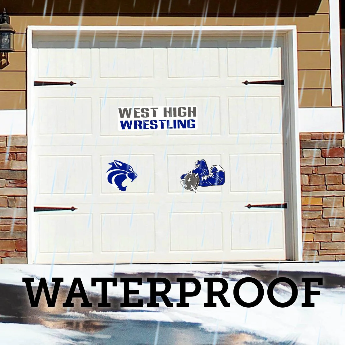 Custom Wrestling Team Garage Door Magnets - Image 2