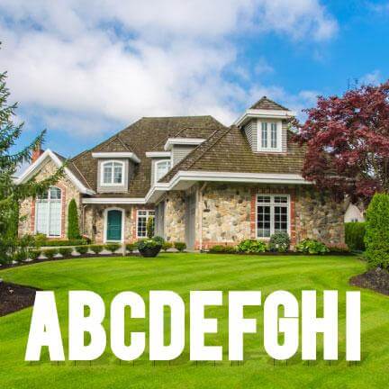 18" Bebas Alphabet Yard Card Letters Pack of 3 Sets - Image 13