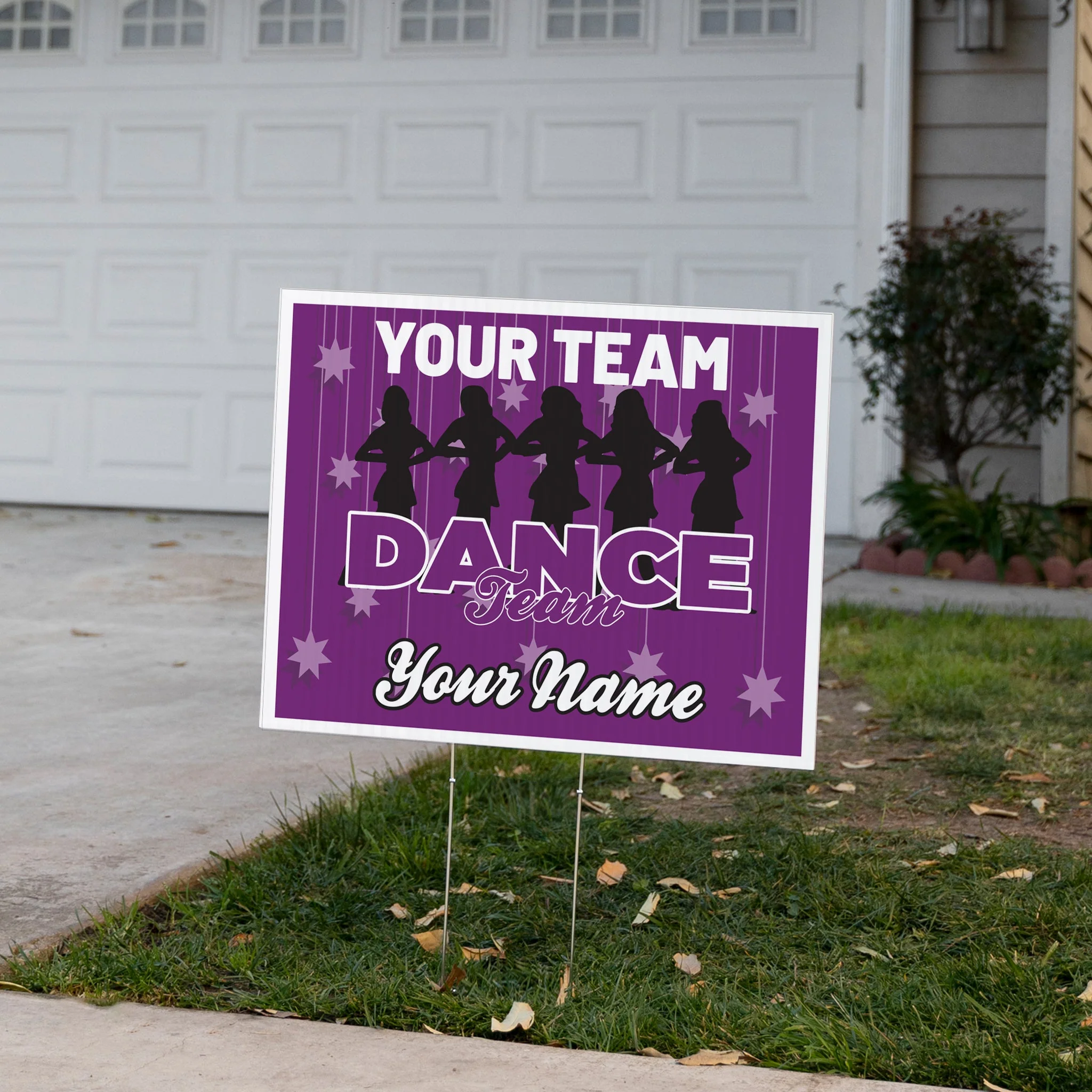 Dance Team 18"x24" Custom Yard Signs - Image 2