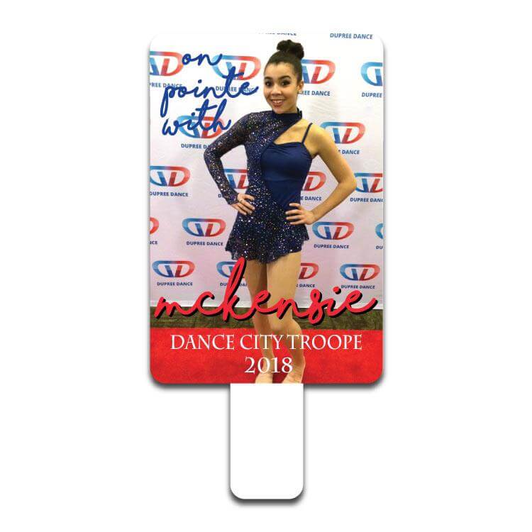 Dance Team Photo Paddle Fan