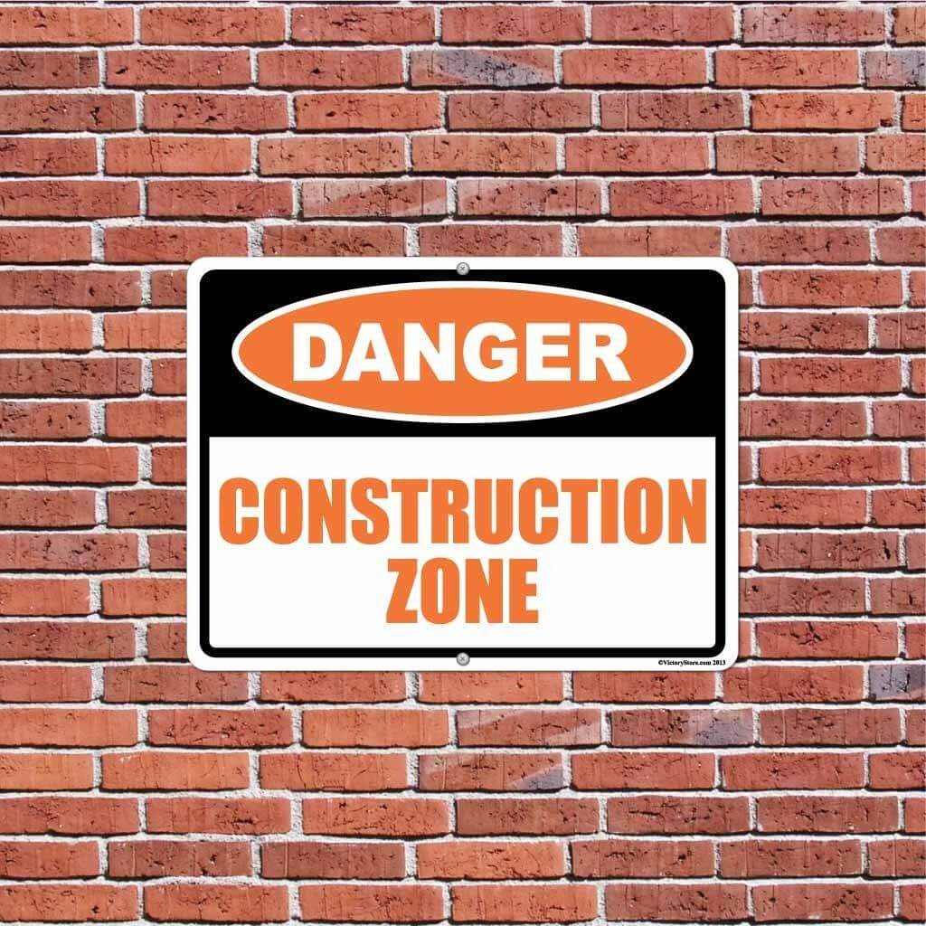 Construction Zone Sign or Sticker - Image 4