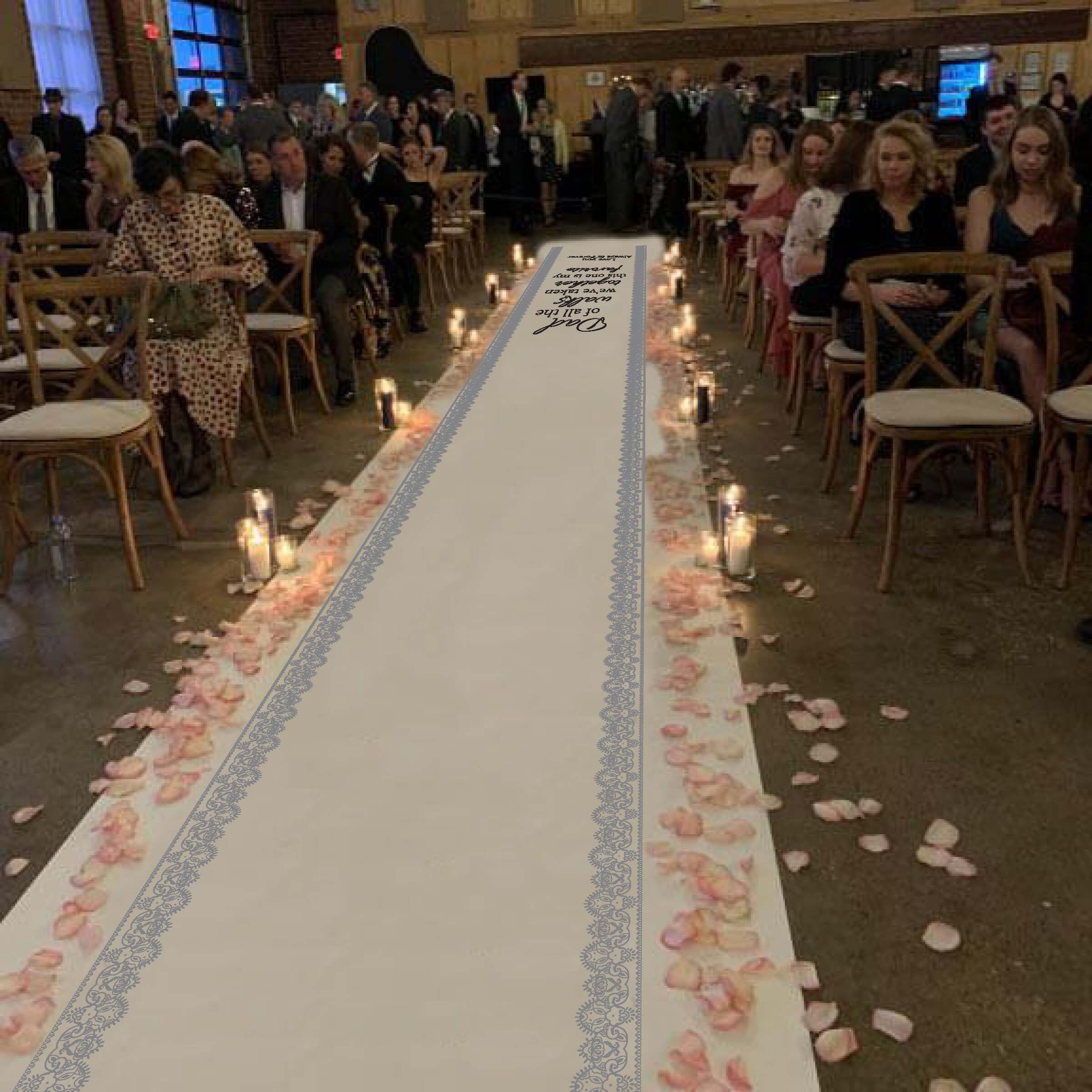 Daughter's Favorite Walk Wedding Aisle Runner - Image 3