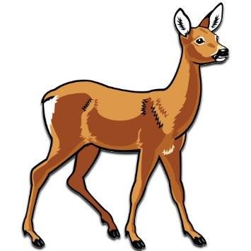 Deer Yard Decoration Set of 12 - Image 3