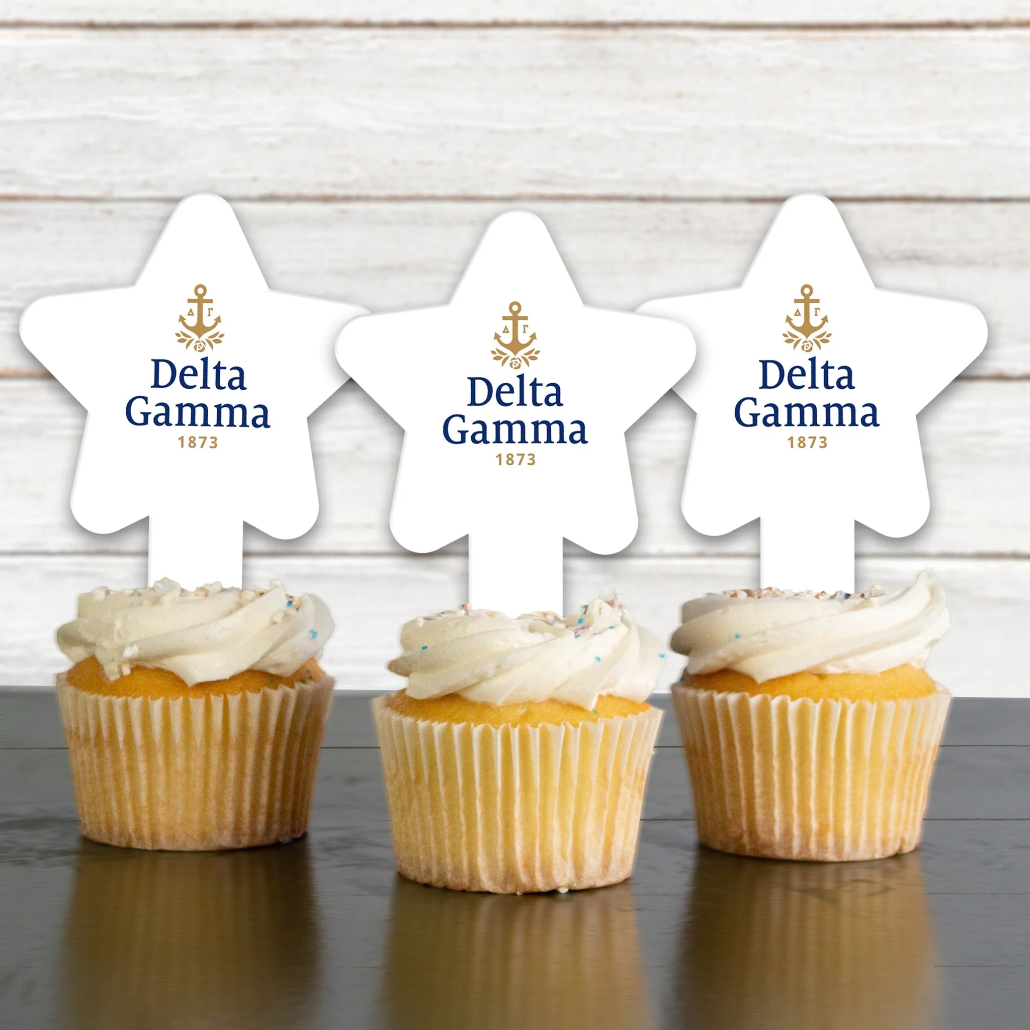 Delta Gamma Cupcake Toppers - Image 5
