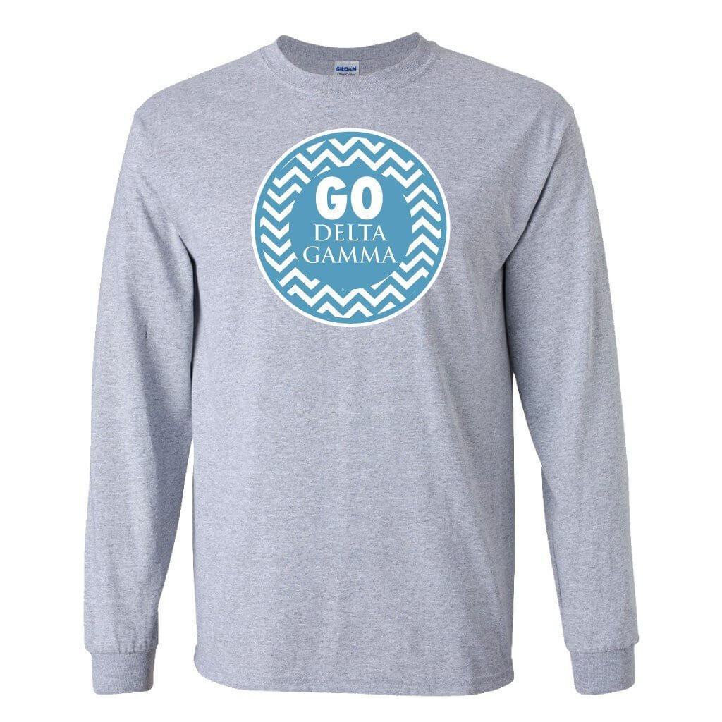 Go Delta Gamma Long Sleeve T-Shirt - Image 2