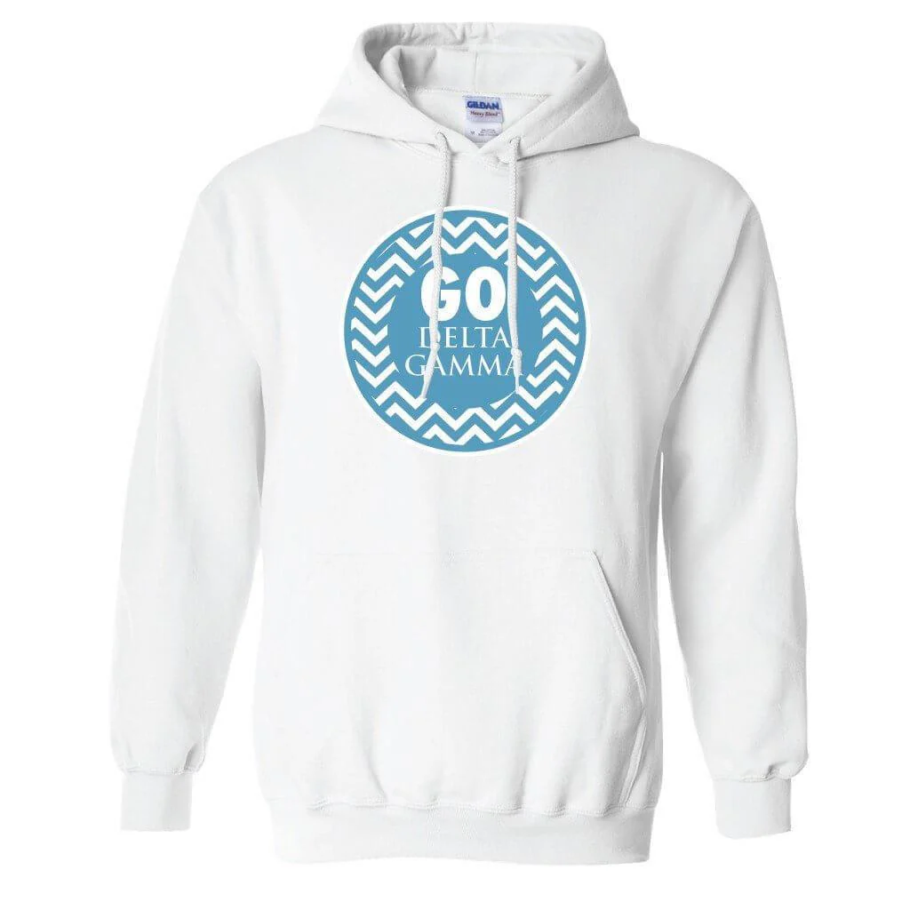 Go Delta Gamma Hooded Sweatshirt