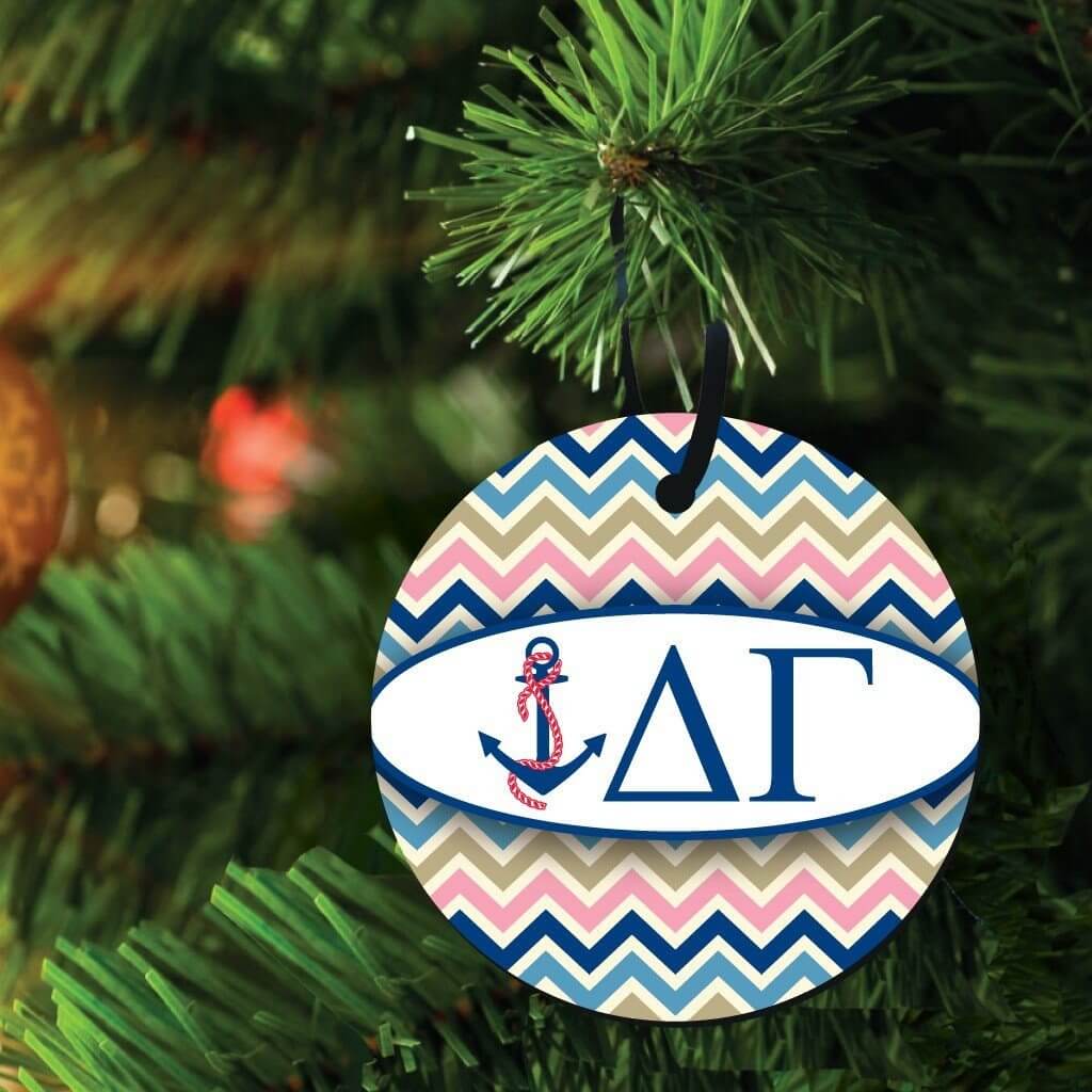 Delta Gamma Ornament Set of 3 Shapes - Image 2