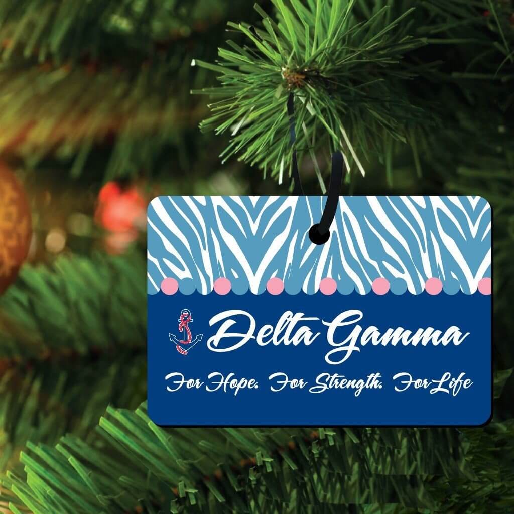 Delta Gamma Ornament Set of 3 Shapes - Image 3