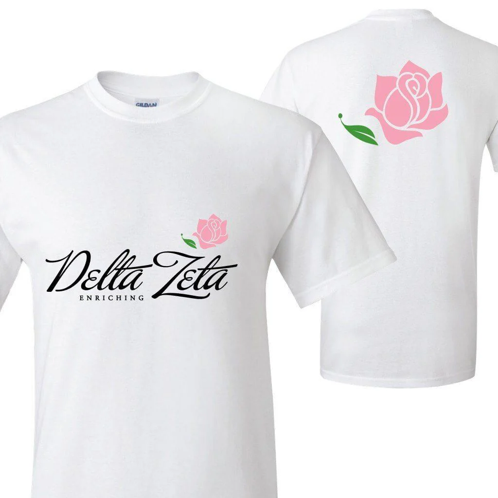 Delta Zeta & Rose T-Shirt