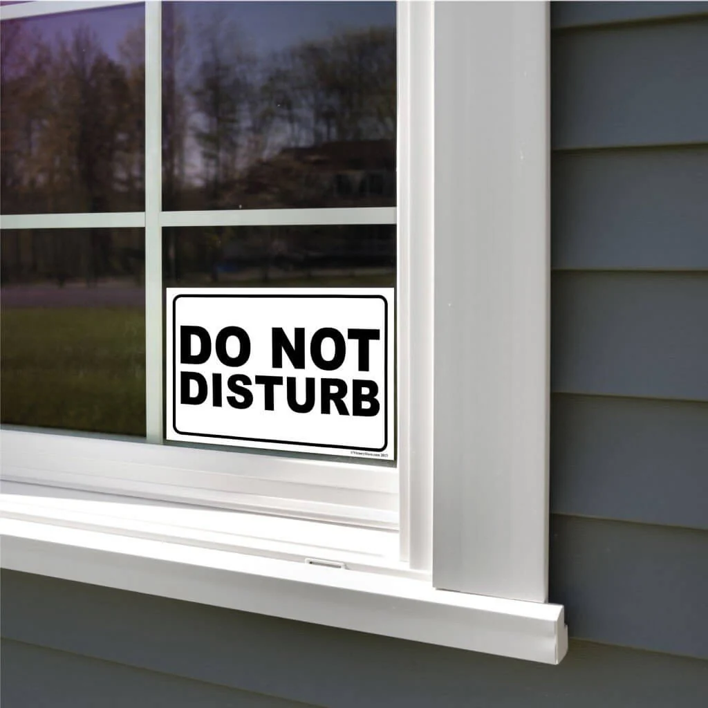 Do Not Disturb Sign or Sticker - Image 9