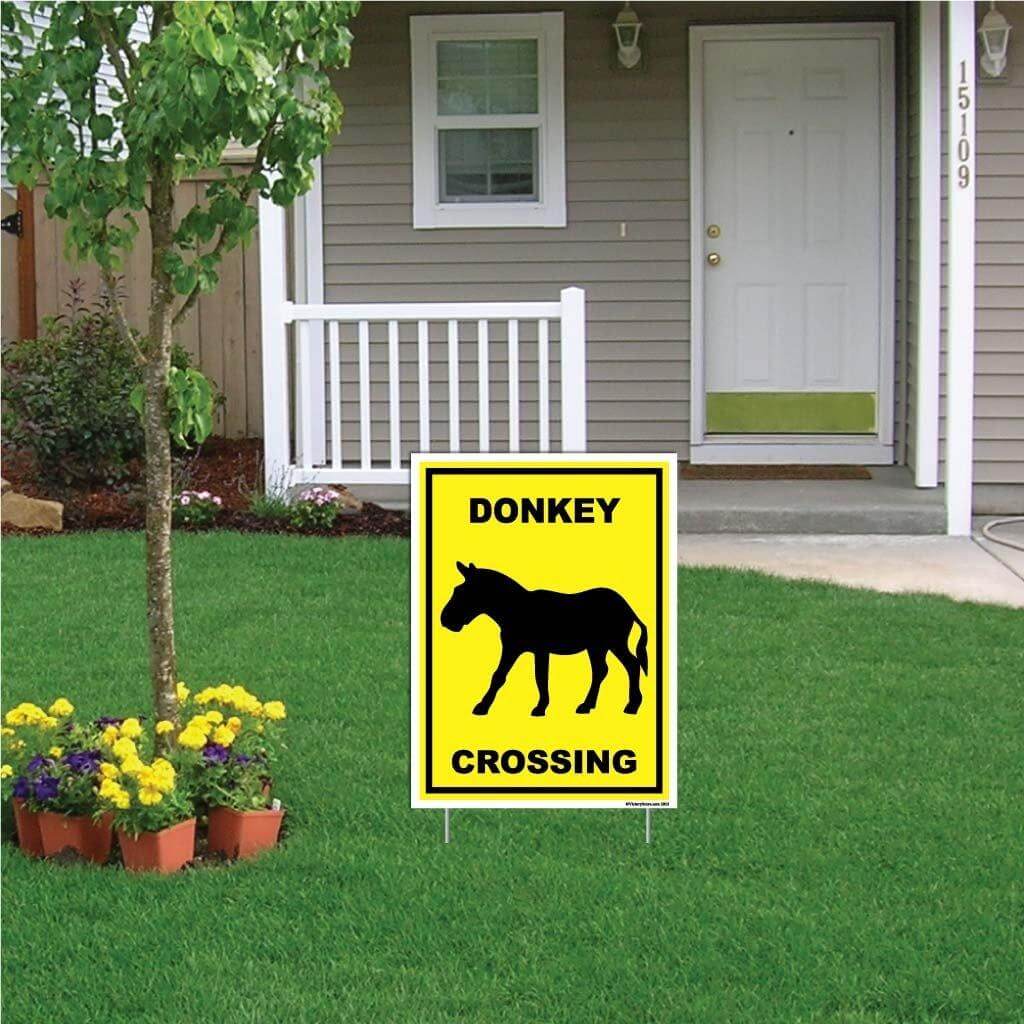 Donkey Crossing Sign or Sticker - Image 5