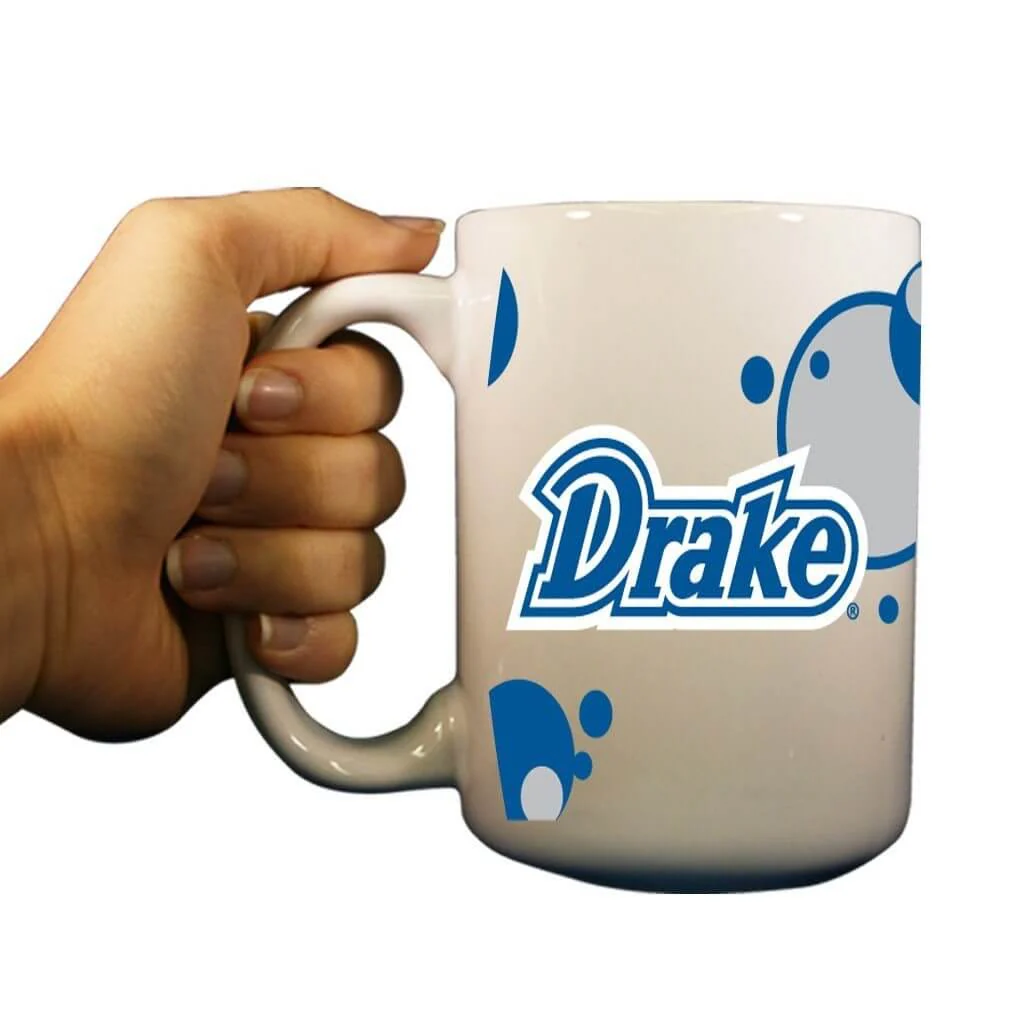 Drake University 15oz Circle Coffee Mug