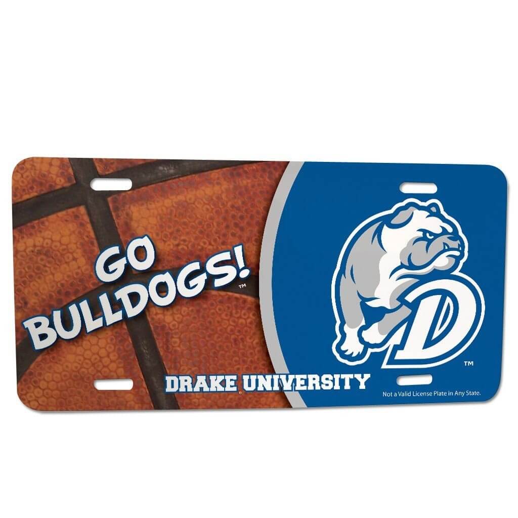 Drake University Basketball License Plate