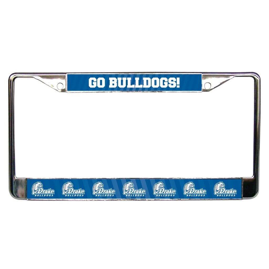 Drake University Go Bulldogs! License Plate Frame