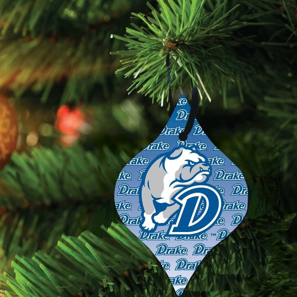 Drake University Ornament Set of 3 Shapes - Image 2