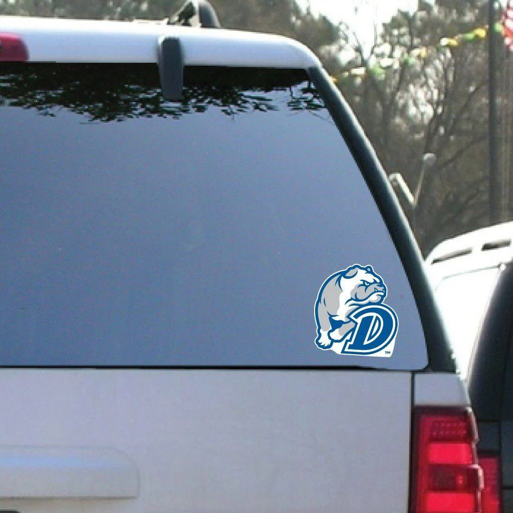 Drake University Bulldog Window Decal Set of 2