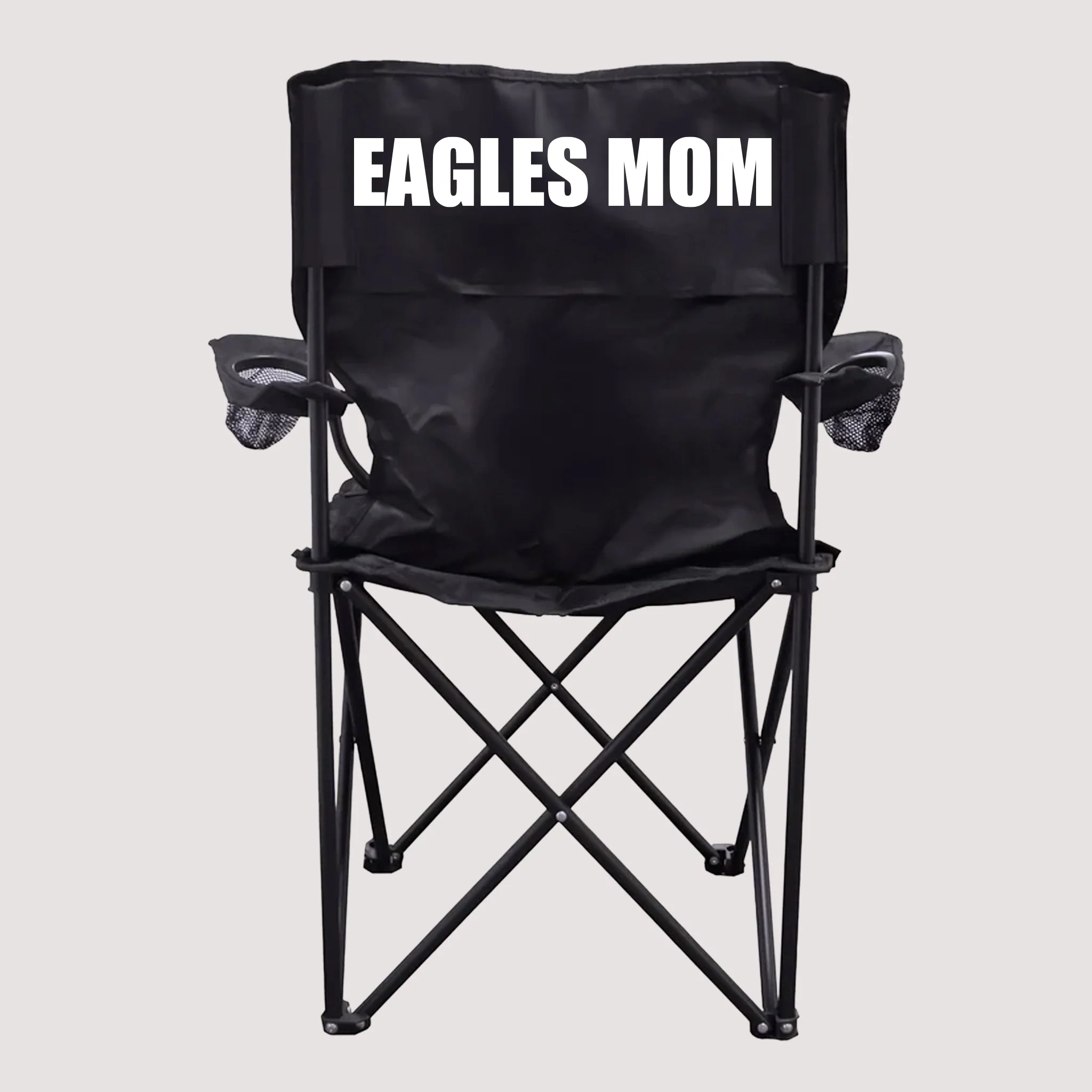 Eagles Mom Black Folding Camping Chair
